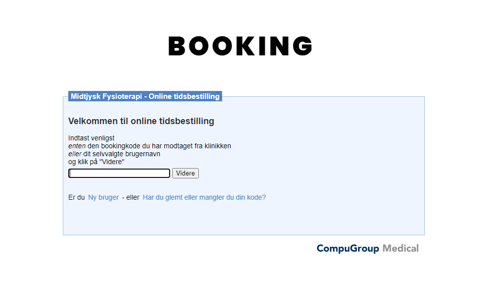 Booking af fysioterapi i Herning